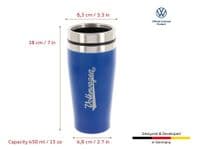VW Stainless-Steel Thermal Travel Mug