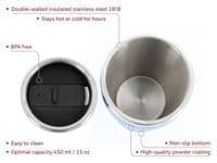 VW Stainless-Steel Thermal Travel Mug