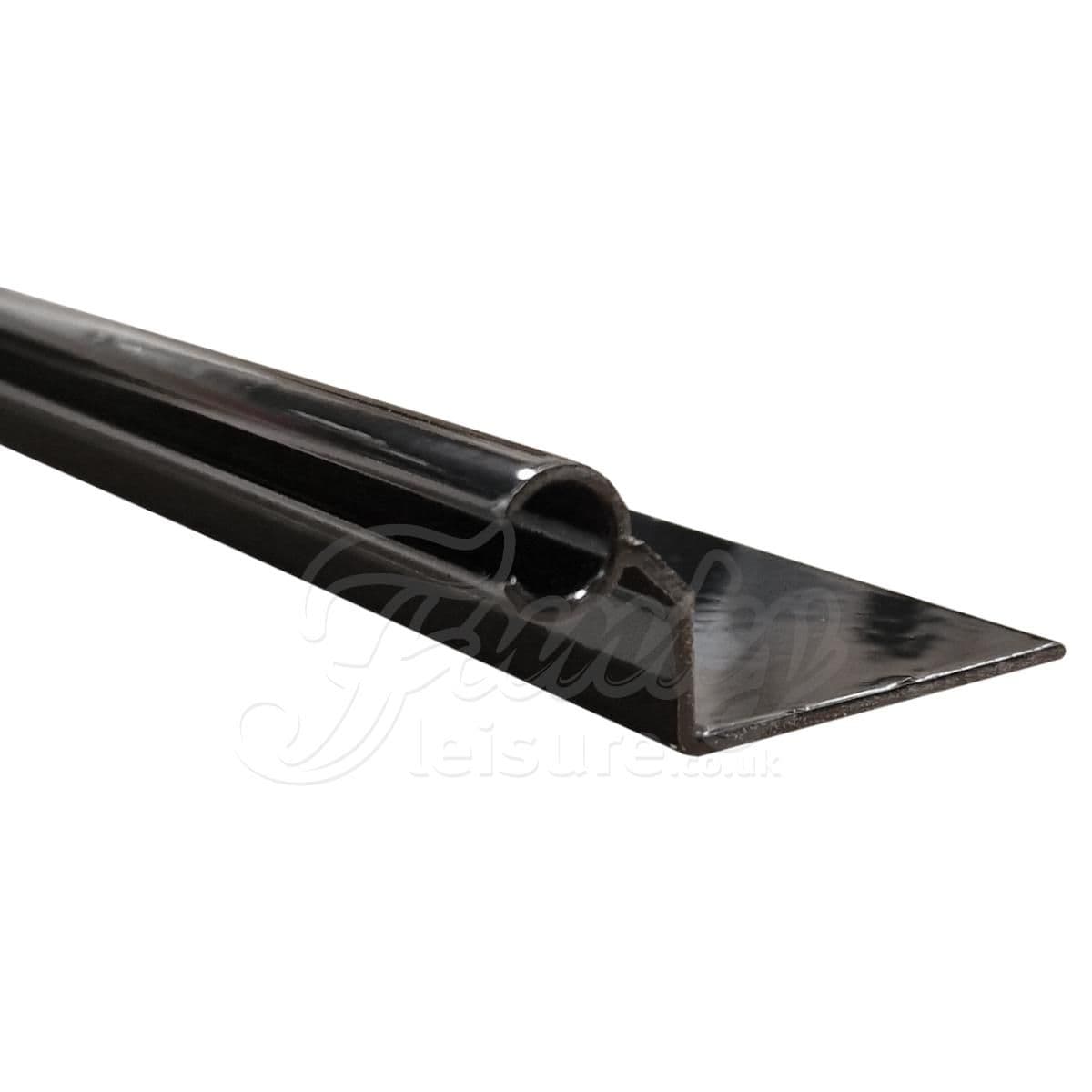 Drilled Rails VW T5/T6 Pre-Drilled C-Channel Awning Rail for Roof Bars - Black