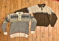 16 x Vintage Mens Jumpers Fisherman Fairisle Christmas Retro indie Cardigan Sweater Unisex Job Lot 70's