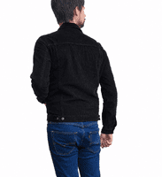 Vintage Inspired - Retro Jacket - Mod Style - Black Corduroy