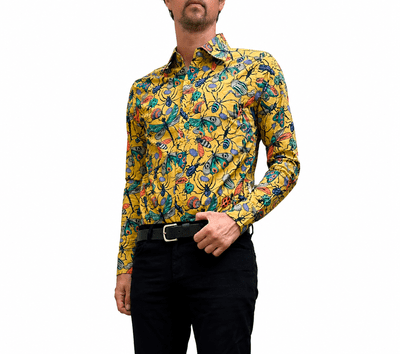 Beasties & Bugs Shirt | Insect Lovers | Mustard Yellow