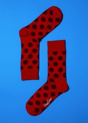 Big Dot 01 - Polka Dot Happy Socks (bd10 - 001)