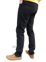 Men's Black Corduroy Straight Leg Trousers | FuzzDandy