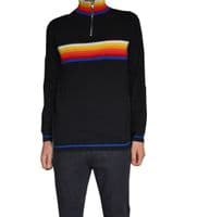 Men's Black Rainbow Cycling Jersey | FuzzDandy