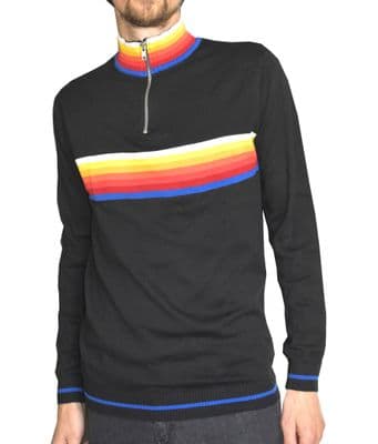 Black Rainbow Cycling Jersey