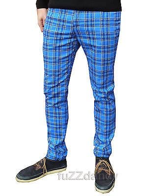 Blue Tartan Drainpipes