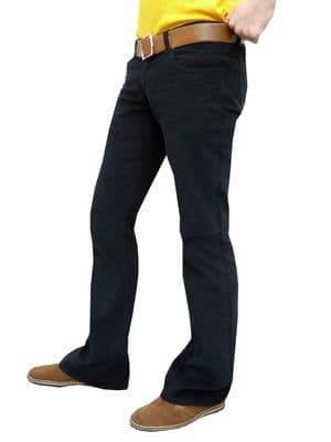 Bootcut Cords - Boot Cut Corduroy Trousers - Black