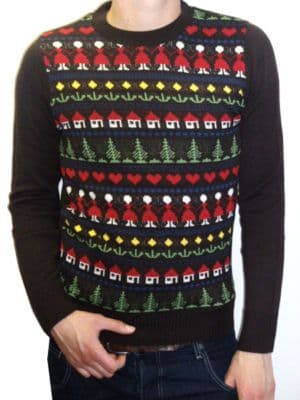 Brown Fair Isle House Jumper