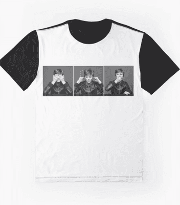 David Bowie - See no Evil, Hear no Evil, Speak no Evil Band Tshirt