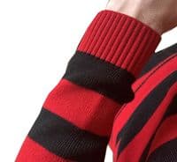Dennis The Menace Jumper - Red & Black Stripes - 60s Mod Style