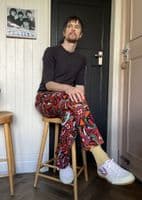 Men’s Psychedelic Flared Trousers  | FuzzDandy