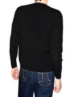 Men's Black Sci Fi Robot Jumper | FuzzDandy