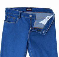 Men's Retro Stretch Bootcut Denim Jeans - Classic 60s & 70s Cut | FuzzDandy