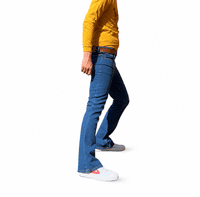 Men's Retro Stretch Bootcut Denim Jeans - Classic 60s & 70s Cut | FuzzDandy