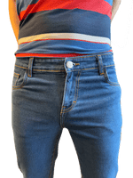 Men's Retro Stretch Bootcut Denim Jeans - Classic Cut | FuzzDandy