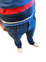 Men's Retro Stretch Bootcut Denim Jeans - Classic Cut | FuzzDandy