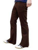 Men's Corduroy Retro Flared Trousers - Classic Cut Mod Cords | FuzzDandy