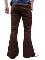 Men's Corduroy Retro Flared Trousers - Classic Cut Mod Cords | FuzzDandy
