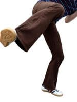 Men's Corduroy Retro Flared Trousers - Classic Cut Mod Cords | FuzzDandy