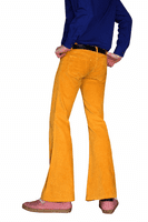 Men's Retro Stretch Corduroy Flares & Flared Trousers | 60s Mod 70s Hippie Cut | FuzzDandy