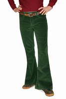 Men's Retro Stretch Corduroy Flares & Flared Trousers | 60s Mod 70s Hippie Cut | FuzzDandy