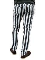 Men's Retro Striped Drainpipe Trousers & Straight Leg Pants | 60s Style Cut | FuzzDandy