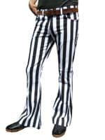 Men's Retro Striped Flares & Flared Trousers - Classic Mod Cut | FuzzDandy