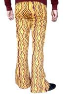 Men's Retro Zig Zag Flares & Flared Trousers - High Rise With Stretch | FuzzDandy