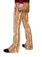 Men's Retro Zig Zag Flares & Flared Trousers - High Rise With Stretch | FuzzDandy