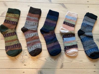 Mens cosy winter socks - 5 pars