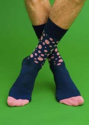 Random Dot 02 - Polka Dot Happy Socks (rd10 - 002)