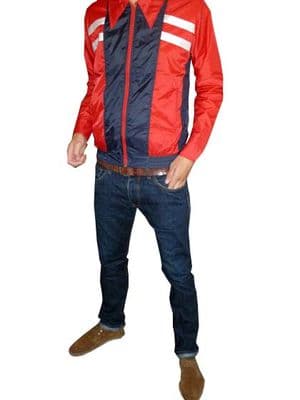 Red Racer - Retro Windbreaker Jacket