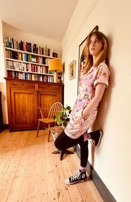 Run & Fly Cute Party Cats Print Kawaii Short Playsuit