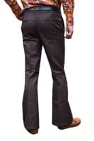 Sta Pressed Brown Flares | FuzzDandy