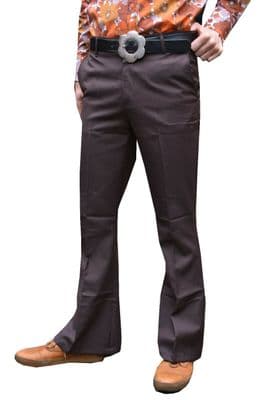 Sta Pressed Brown Flares