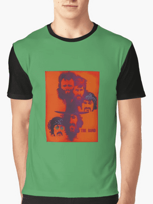 The Band Psychedelic Art Band Tshirt