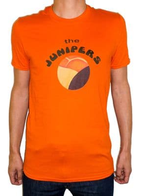 The Junipers - Band T Shirt - Paint The Ground -Orange