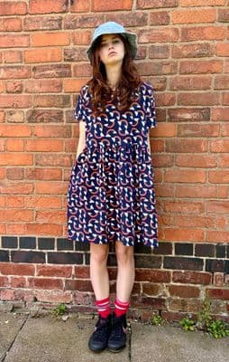 Women's Over the Rainbow & Clouds Run and Fly Dress