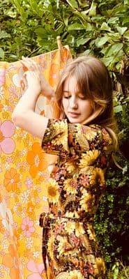 Womens Run & Fly Jumpsuit Midnight Blues Sunflower - All in One