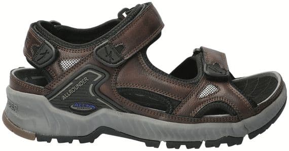 Allrounder by Mephisto Honduras Men's Leather Sandals - Brown