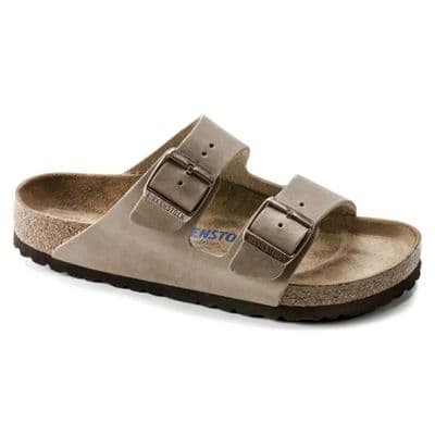 Birkenstock Arizona Soft Footbed Oiled Leather Sandals - Tobacco Brown