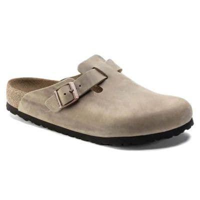 Birkenstock Boston Soft Footbed Oiled Leather Clogs - Tabacco Brown