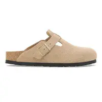 Birkenstock Boston Suede Sandcastle Clogs | Comfort Fit