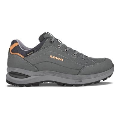 Lowa Renegade Evo GTX LO Women's Walking Shoes - Graphite/Apricot