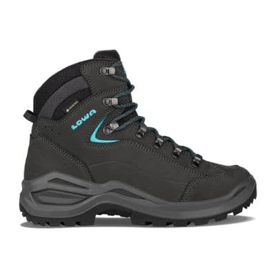 Lowa Renegade Evo GTX Mid Women's Walking Boots - Asphalt/Turquoise