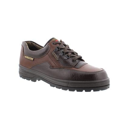 Mephisto Barracuda MT Men's Leather Shoes - Dark Brown