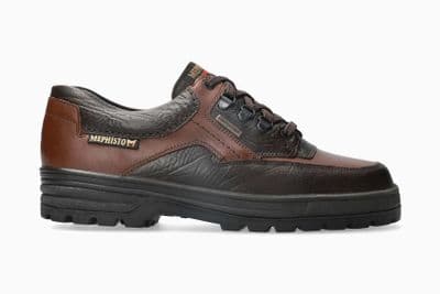 Mephisto Barracuda MT Men's Leather Shoes - Dark Brown