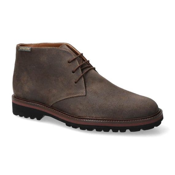 Mephisto Berto Men's Suede Ankle Boots - Brown