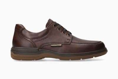 Mephisto Douk Men's Leather Shoes - Chestnut Brown